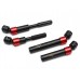 Heavy Duty Front & Rear CVD Main Drive Shaft Red