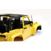 Wrangler Hard RC Body For 1/10 RC Crawler Convertible Yellow