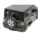 Plastic Wrangler Rubicon Body For 1/10 RC Crawler Army Green