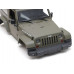 Plastic Wrangler Rubicon Body For 1/10 RC Crawler Army Green