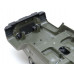 Plastic Wrangler Rubicon Body For 1/10 RC Crawler Army Green