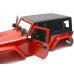 Wrangler Body For 1/10 RC Crawler Hard Top Red