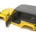 Wrangler Body For 1/10 RC Crawler Hard Top Yellow