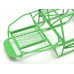 Steel Roll Cage for Axial SCX10 with High Stinger Bumper Green