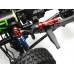 Aluminum Adjustable Piggyback Double Spring Shocks 70MM (2) for Crawlers Black