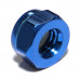 M4 Aluminum Lock Nut (10) Blue