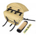 Scale Accessories - Spare Tire Bag (Khaki) - included Shovel  (Yellow)