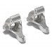 Aluminum Rear Hub - 1 Pair Silver