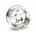 5-Spoke Wheel Set (4Pcs) Chrome For 1/10 RC Car (6mm Offset)