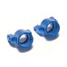 Aluminum Front C-Hub -1 Pair Blue