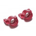 Aluminum Front C-Hub -1 Pair Red