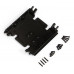 Aluminum Skid Plate - 1 Pc Black