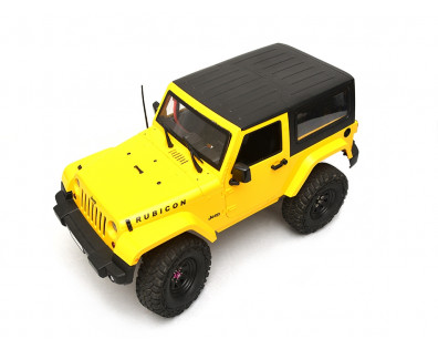 JW10 Fully Metal Upgraded 1/10 Scale Truck/Crawler With Wrangler Body ARTR Yellow