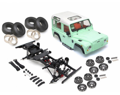 1/10 ARTR Assembled D90 Chassis w/ Defender D90 2-Door Hard Body