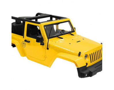 Wrangler Hard RC Body For 1/10 RC Crawler Convertible Yellow