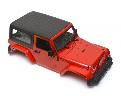 Wrangler Body For 1/10 RC Crawler Hard Top Red