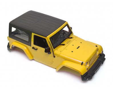 Wrangler Body For 1/10 RC Crawler Hard Top Yellow