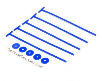 Tire Holder Tools For 1/10 & 1/8 Rc (5Pcs) Dark Blue