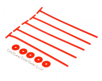 Tire Holder Tools For 1/10 & 1/8 Rc (5Pcs) Red