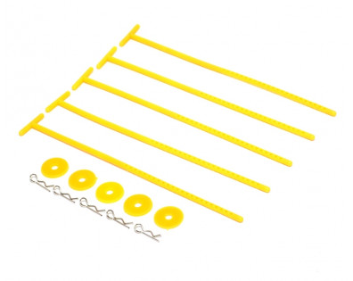 Tire Holder Tools For 1/10 & 1/8 Rc (5Pcs) Yellow Tool