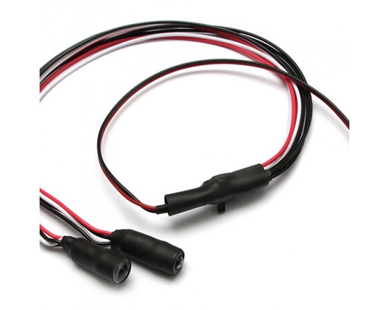 Angel Eye / Halo headlights - White Outside & Red Inside