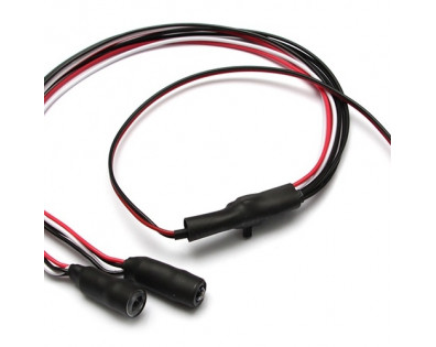 Angel Eye / Halo headlights - Red Outside & White Inside 