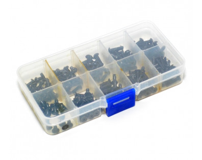 3MM Flathead & button  Allen Hex Screw Set With Box 