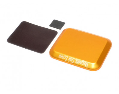 Aluminum Screw Tray With Magnetic Pad For RC Car (108MM X88MM) Gold