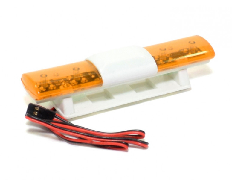 Rc Police Car Strobe Flashing 360 Rotation Scale Light Bar Kit Yellow