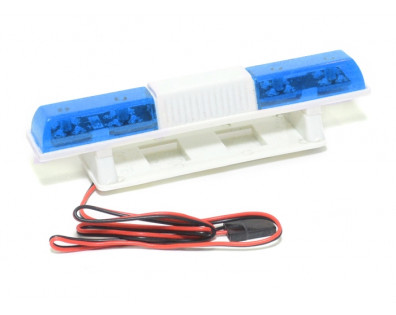Rc Police Car Strobe Flashing 360 Rotation Scale Light Bar Kit Blue