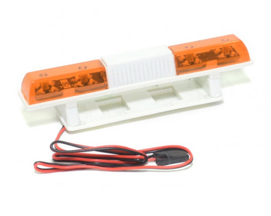 Rc Police Car Strobe Flashing 360 Rotation Scale Light Bar Kit Yellow