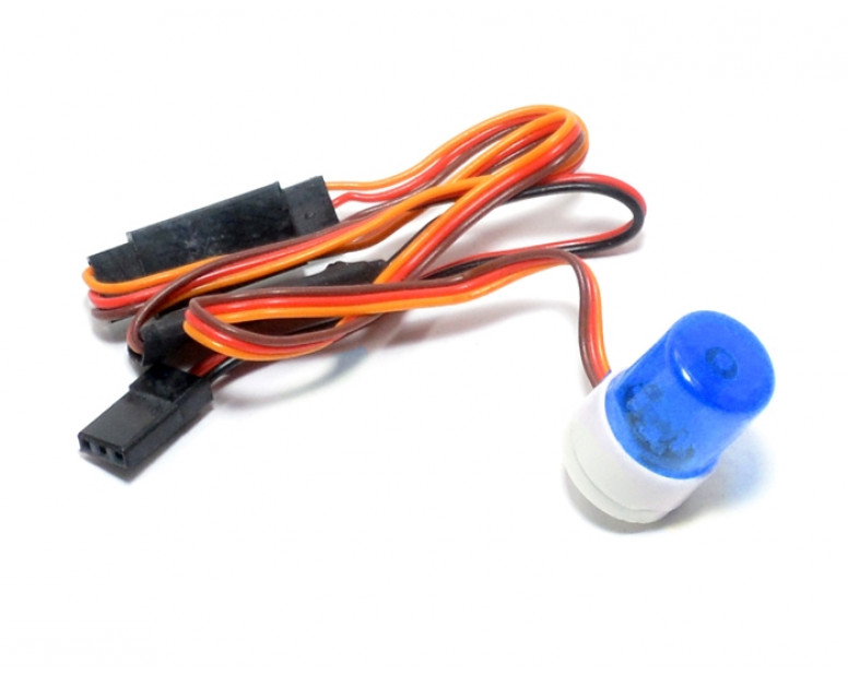 Battery Powered Ultra Bright Led Remote Control Police Beacon Blue