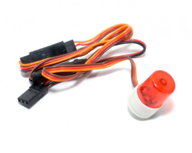 Battery Powered Ultra Bright Led Remote Control Police Beacon Red