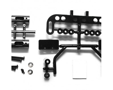 Realistic Rc Exhaust Tune Pipe W/accessories Gun Metal