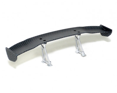 1/10th Scale CF Rear Spoiler Wing W/ Stands (#00472)