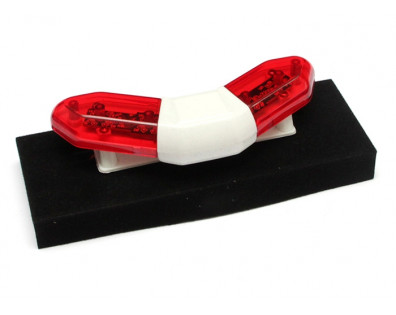 RC Police Car Strobe Flashing Triangle Scale Light Kit - Blue Red