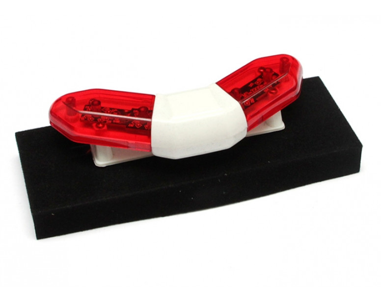 RC Police Car Strobe Flashing Triangle Scale Light Kit - Blue Red