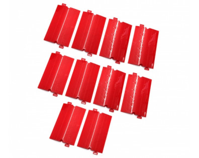 Big Straight Drifted Track Parts 16*10cm 10 Pcs in 1 package Red