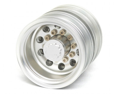 Aluminum Rear Wheel for 1/14 (2pcs) Silver