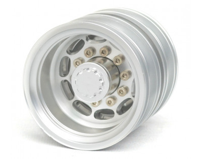 Aluminum Rear Wheel for 1/14 (2pcs) Silver