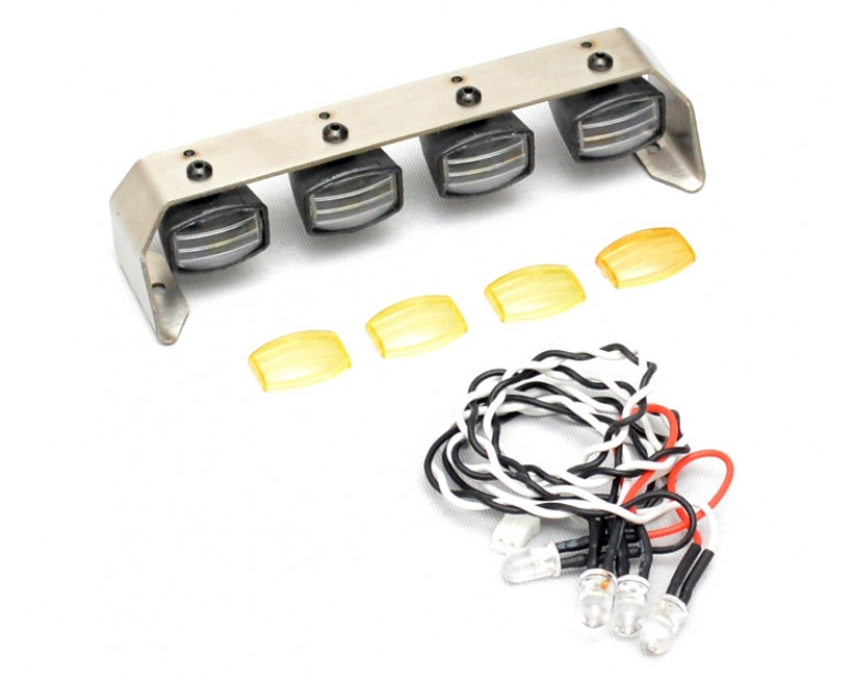 Stainless Steel Fog Led Light Set Yellow