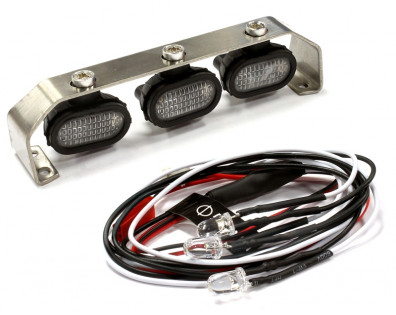 Realistic Roof Top Spot Led (L3) Light  Set w/Stainless Steel Mount