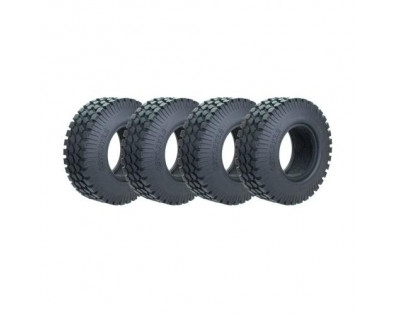 1.9 Crawler Tire 100mm For Defender D90 D110 TF2 SCX10 Type A (4) Black