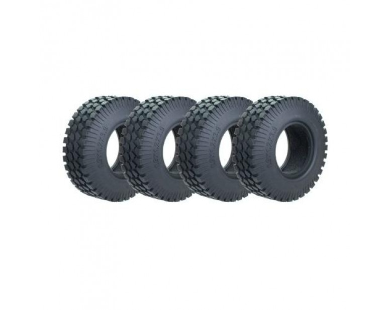 1.9 Crawler Tire 100mm For Defender D90 D110 TF2 SCX10 Type A (4) Black