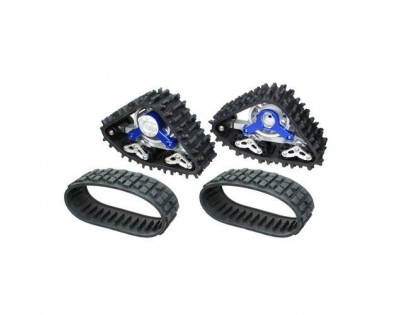 Snow Sand Caterpillar Set For Crawler 1 Pair Blue