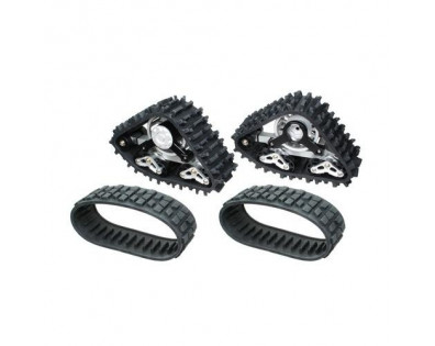 Snow Sand Caterpillar Set For Crawler 1 Pair Black