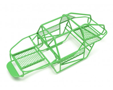 Steel Roll Cage for Axial SCX10 with High Stinger Bumper Green