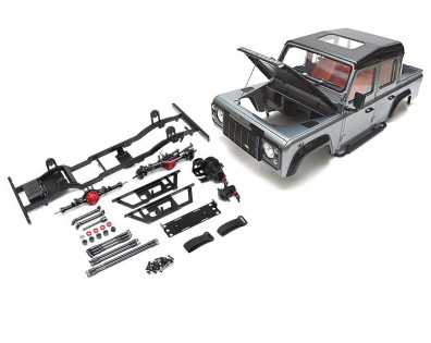 1/10 D110 Chassis Kit (Without Wheels Tires Shocks) w/ Defender D110 Pickup Hard Body