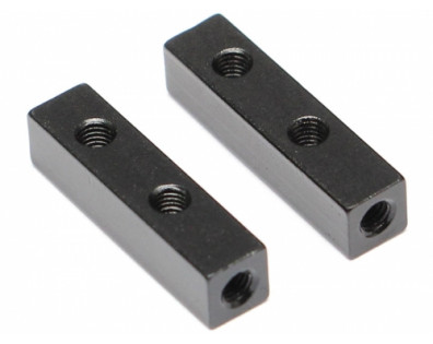 Aluminum Servo Mount for Defender D90/D110 Black