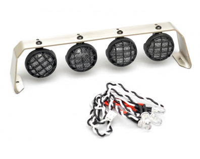 18MM - 4 Stainless Steel LED Light Set 